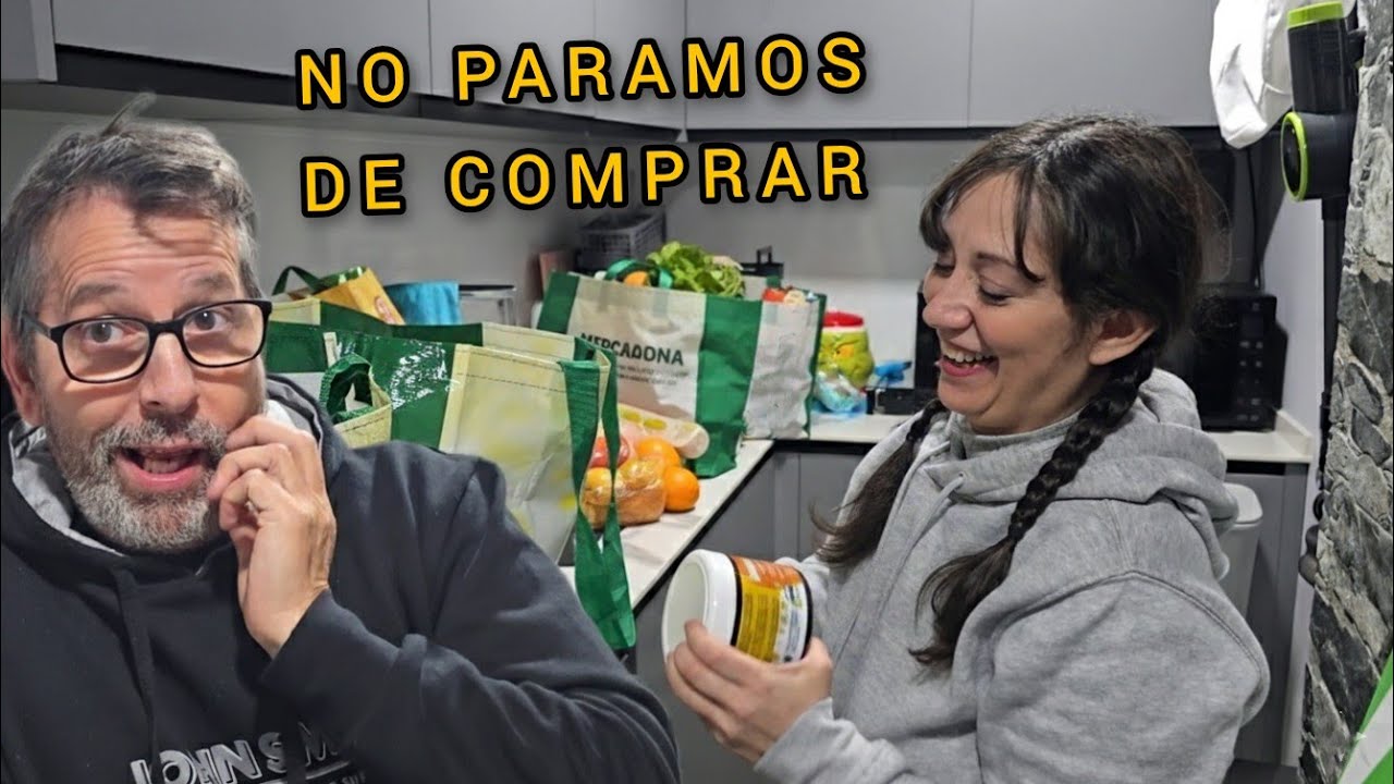 Compras en el súper de fin de semana… dormir juntos no es tan fácil 😅