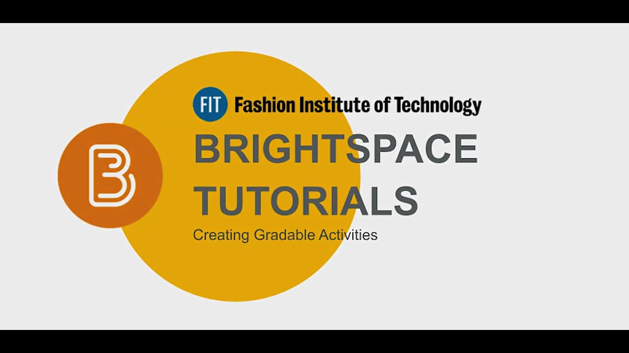 Creating Gradable Activities in Brightspace with Rob Piorkowski from SUNY