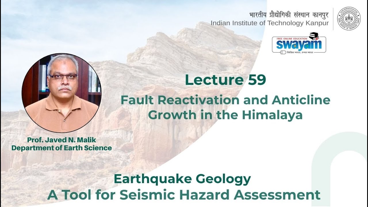 Lecture 59: Fault Reactivation and Anticline Growth in the Himalaya