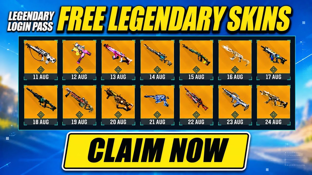 GET 14 FREE LEGENDARY SKINS! One Might Turn PERMANENT!