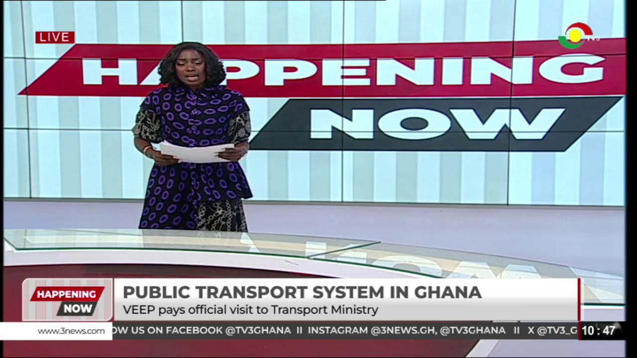 LIVE: Vice President Prof. Jane Naana Opoku Agyemang Pays Visit to Transport Ministry || 16-01-2026