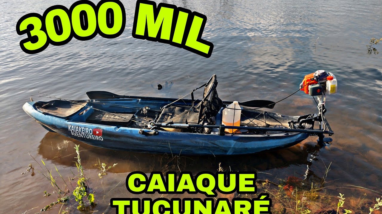 MOTOR MTM 60 CC 3 HP 2 TEMPOS ENCURTADO 18 CM + CAIAQUE TUCUNARÉ