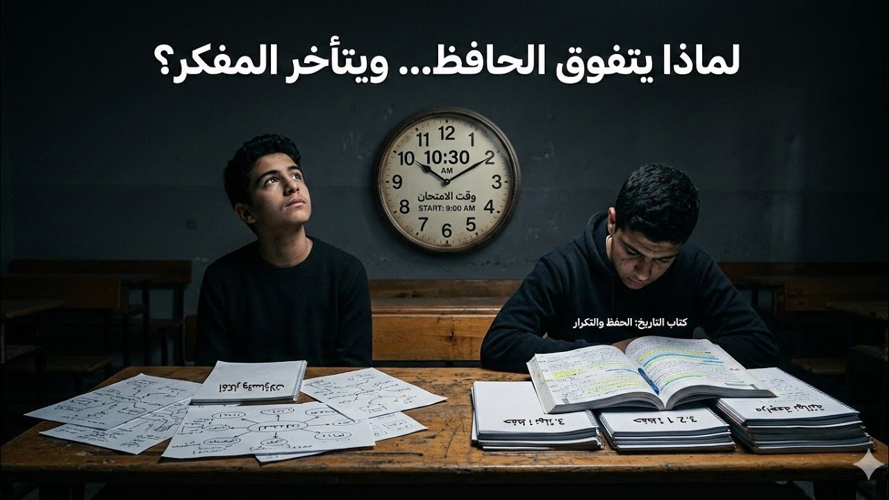 لماذا يتفوق الحافظ… ويتأخر المفكر؟