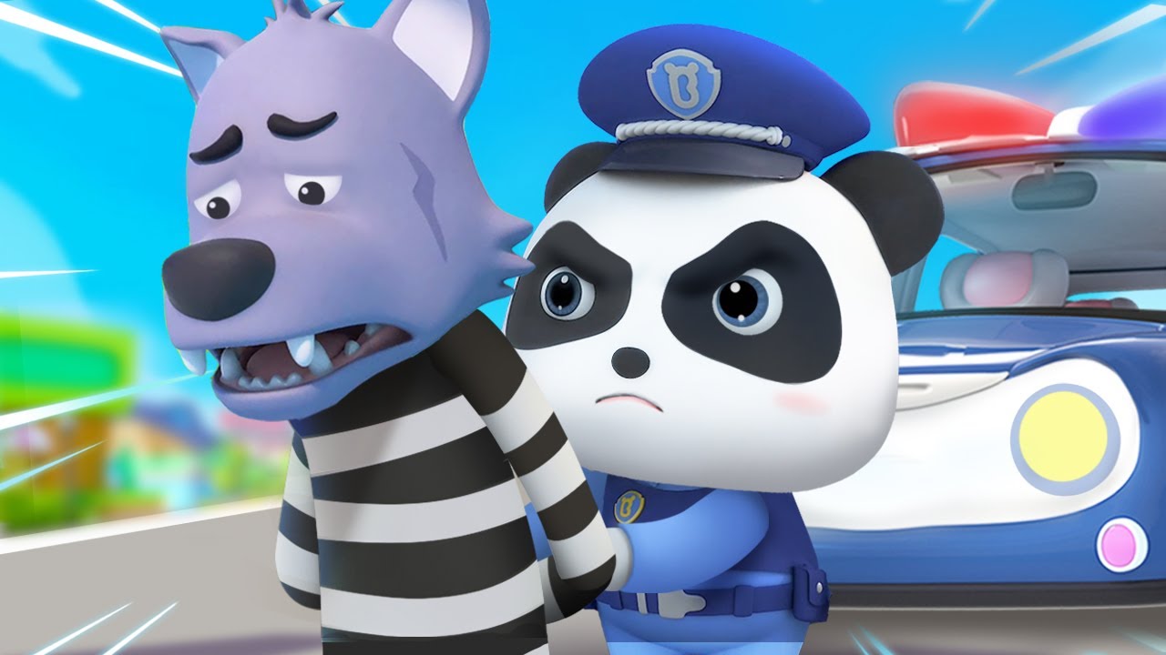 Super Policeman Song | Educational Kids Song | Funny Kids Songs | Baby Panda & Friends