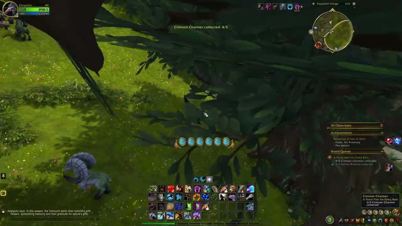 A Floral Flair for Every Ram  (version 2)-  WOW Quest | The War Within