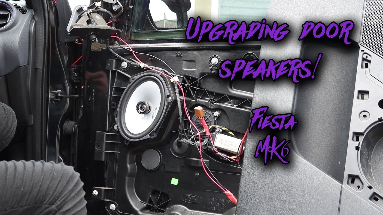 Upgrading the door Speakers in my Fiesta ST150
