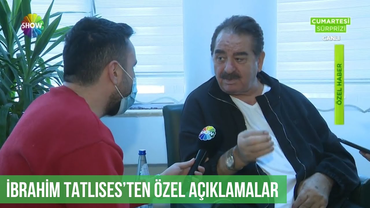 İbrahim Tatlıses'ten kendisini dolandıranlar ile ilgili Show TV'ye özel açıklamalar!
