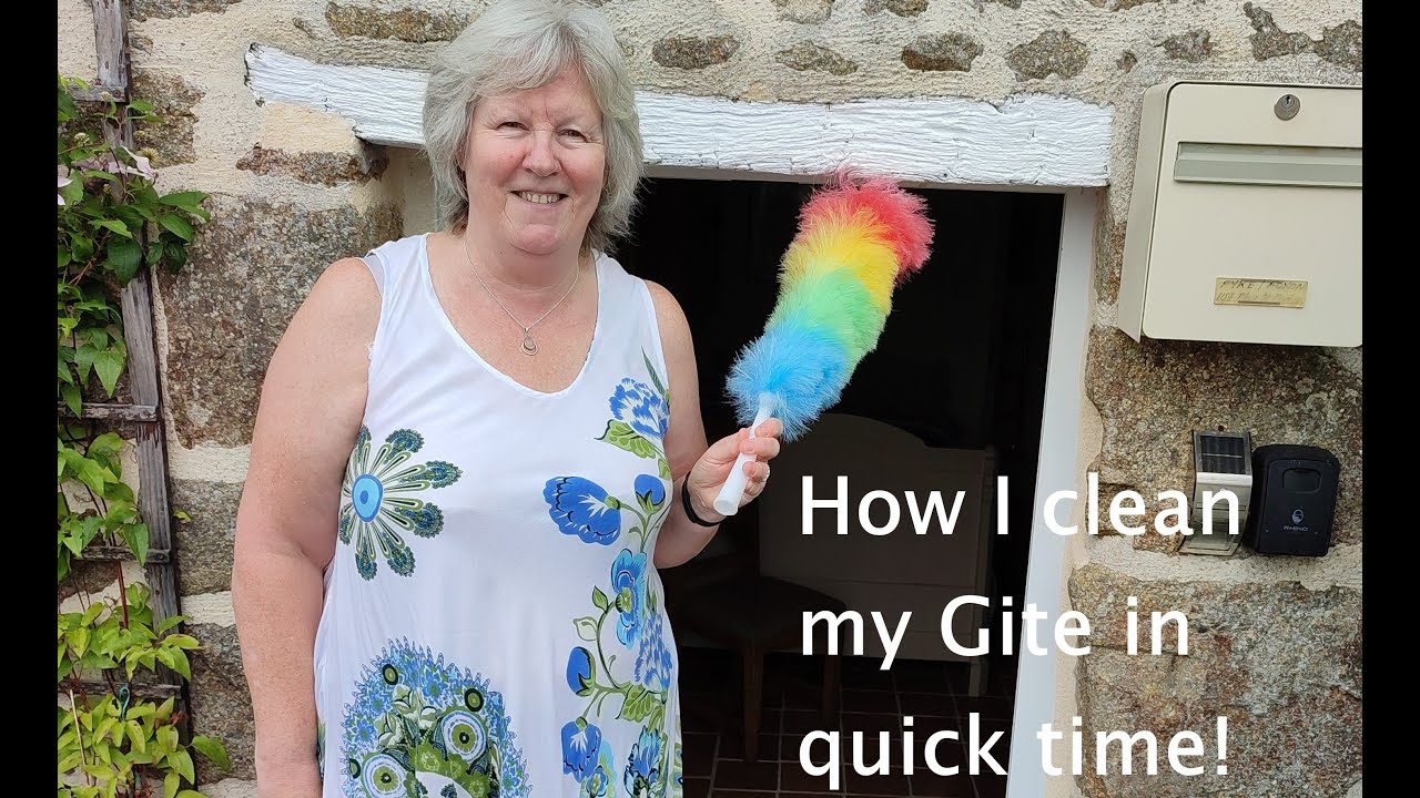 OUR LIFE - How I clean our Gite in quick time!  AND a tour of our French Gite. #bedmaking #expat