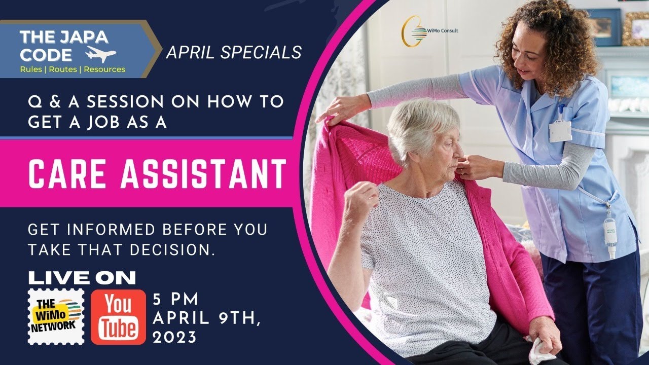 JAPA CODE: Q & A ABOUT THE CARE ASSISTANT ROUTE