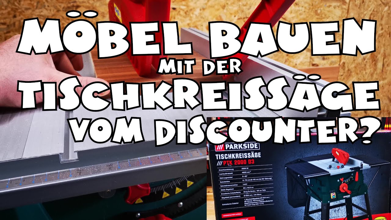 Lidl - PARKSIDE® Tischkreissäge PTK 2000  - Vorstellung und Einsatz