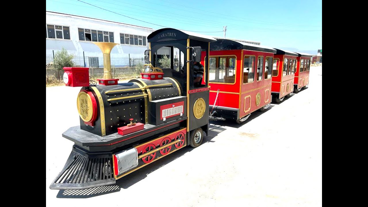 Trackless Train Maxi Plus Model - More Bigger Wagons