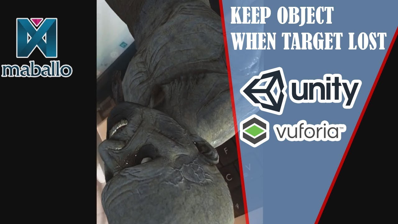 Augmented Reality Vuforia Extended Tracking Keep Object Even The Target Lost