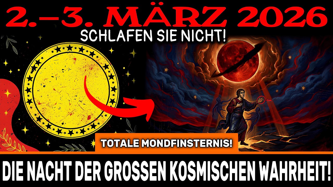 ACHTUNG! TOTALE MONDFINSTERNIS MORGEN! 2.–3. März – die GRÖSSTE kosmische Enthüllung des Jahres!