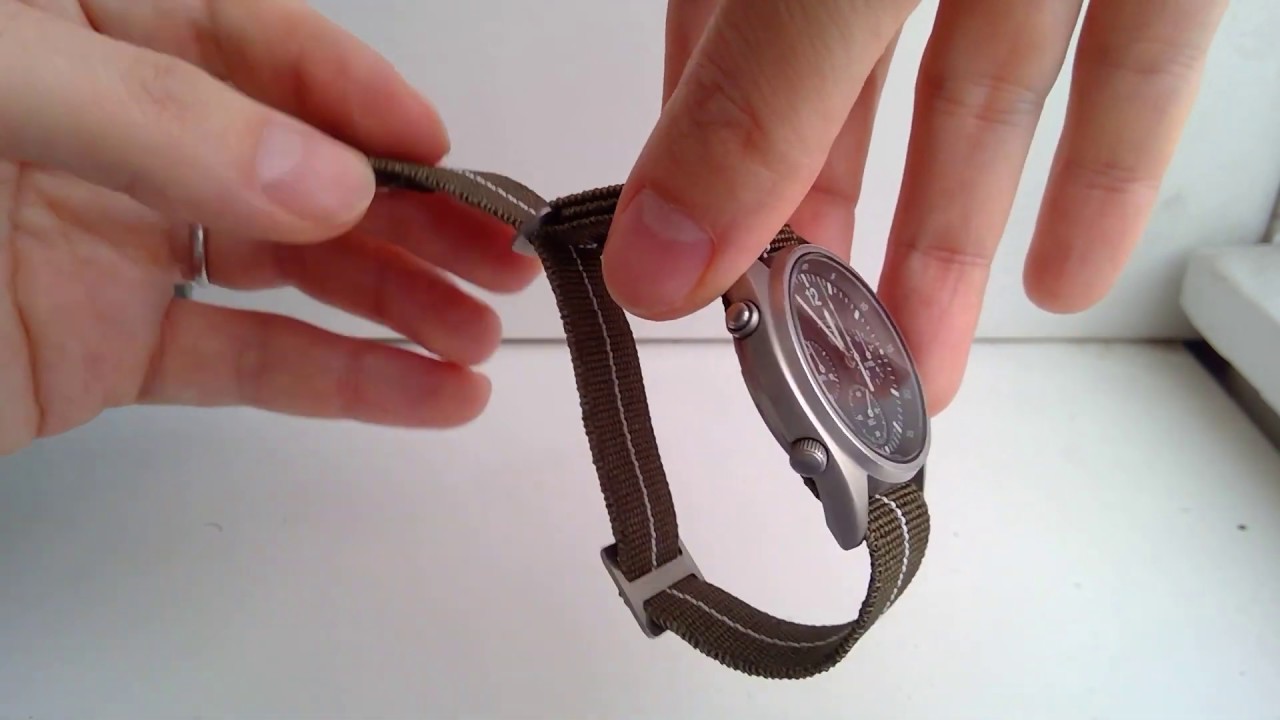 Erika's Originals MN strap for military watches with fixed bars