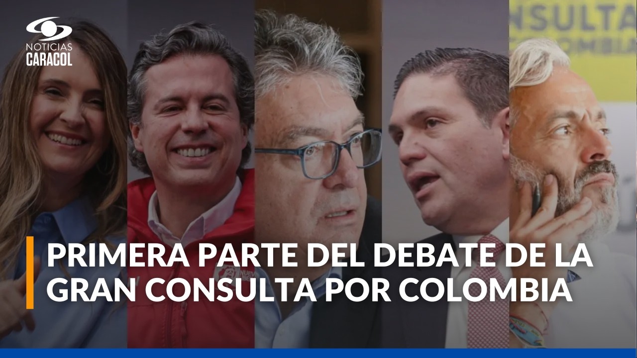 Debate de la Gran Consulta por Colombia (parte I): esto proponen los precandidatos