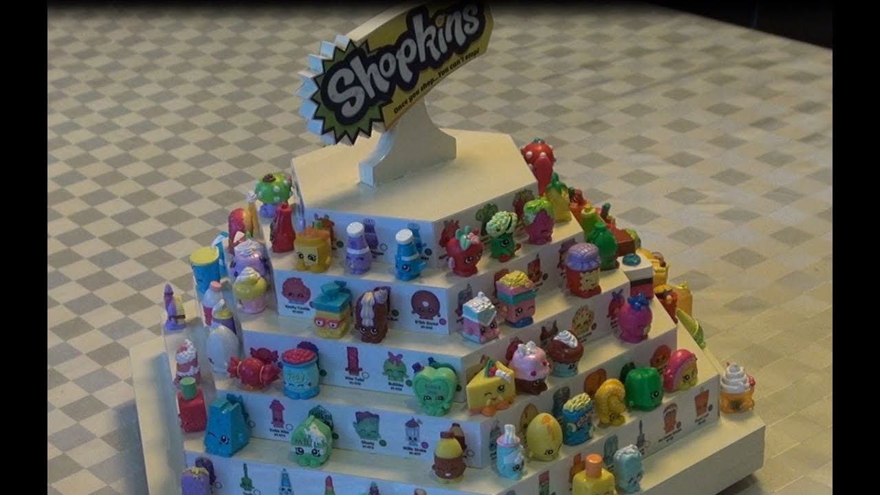 How to Make a Shopkins Display Carousel, Series 1  & Series 2