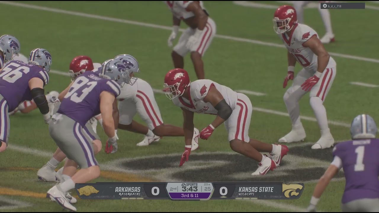 EA SPORTS College Football 26| Round 2 Shoot-out with Kansas State
