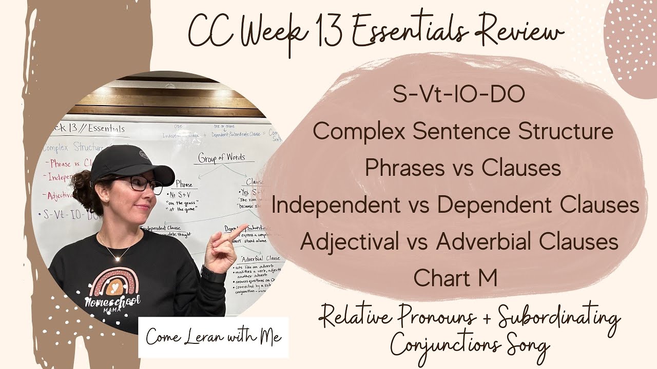 CC Week 13 // Essentials Review // English Grammar #cc #fun  #homeschooling #english #homeschoolmom