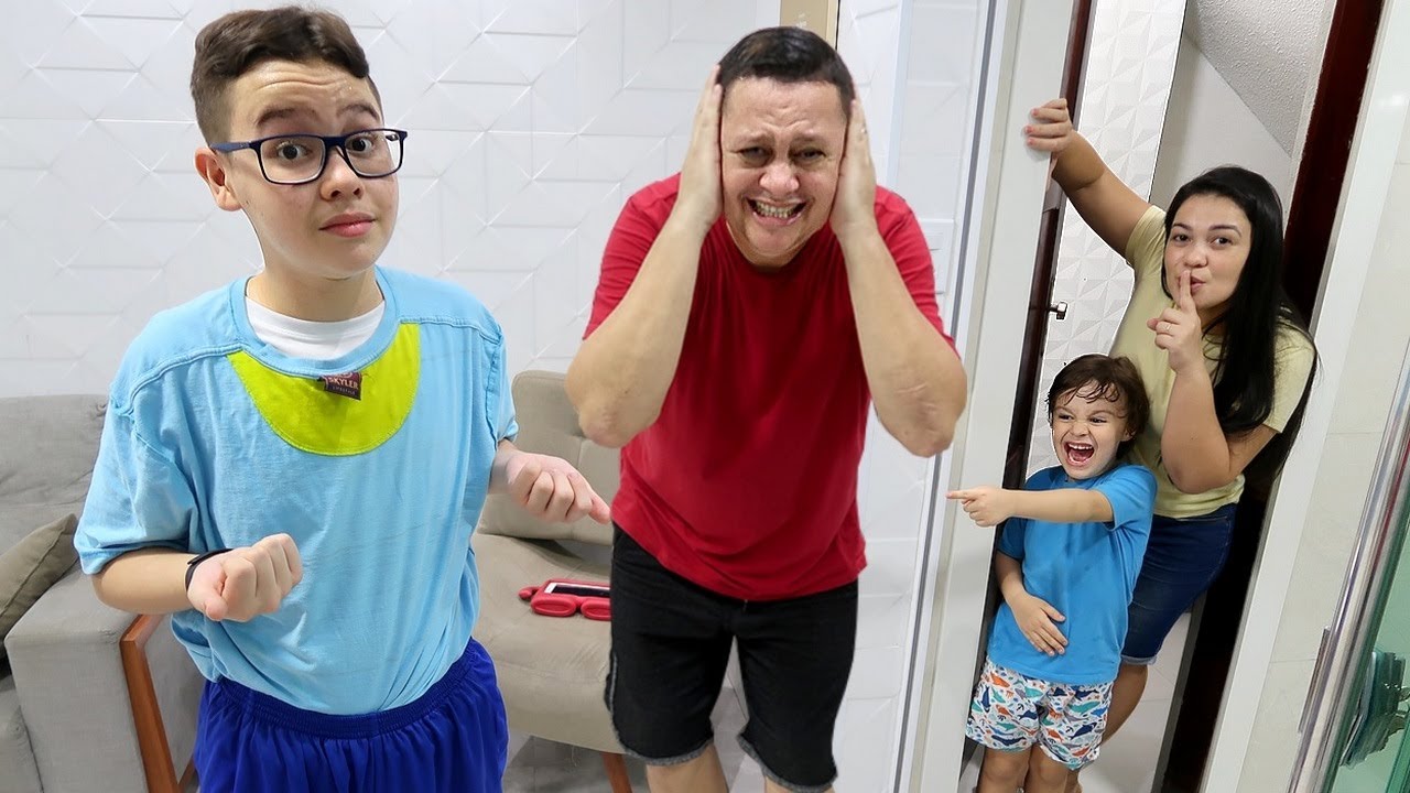 TROLLEI ELE O DIA TODO IMITANDO MANUEL GOMES O CANETA AZUL !! Izia e Nildo Barroso