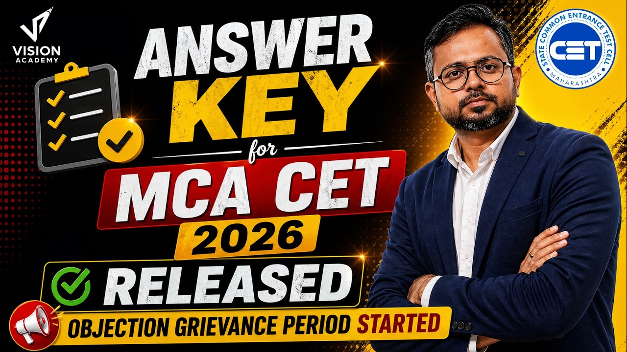 MAH MCA CET 2026 🔥 Answer Key Objection Grievance Tracker Started - How to check correct answers?