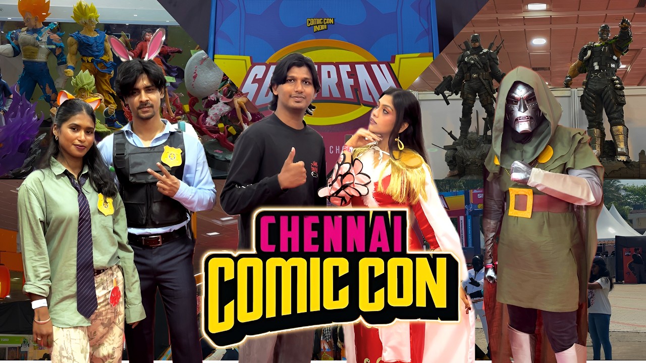 Comic Con Chennai 2026 | Cosplay, Comics, Merch & Super Fan Box Unboxing Vlog