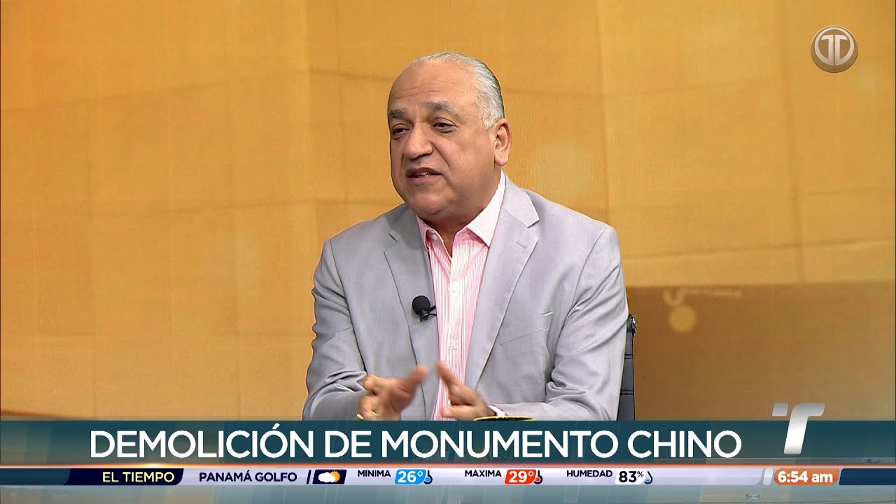 Camacho se refiere a la demolición del monumento chino en el Mirador del Puente de las Américas