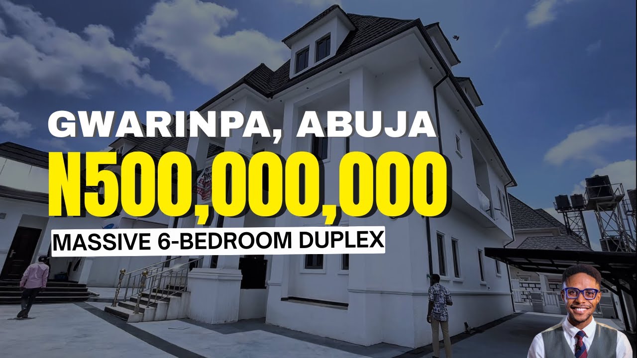 Inside a Luxurious ₦500,000,000 ($342k) 6 Bedroom Duplex in Abuja (CORNER PLOT)