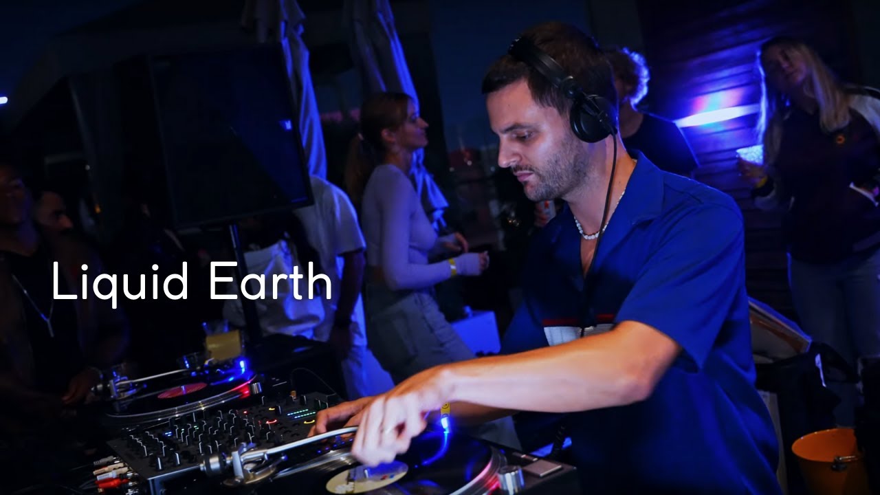 Liquid Earth - live - Sunday Sessions LA / W Hollywood  - July 21 2022  - vinyl dj set