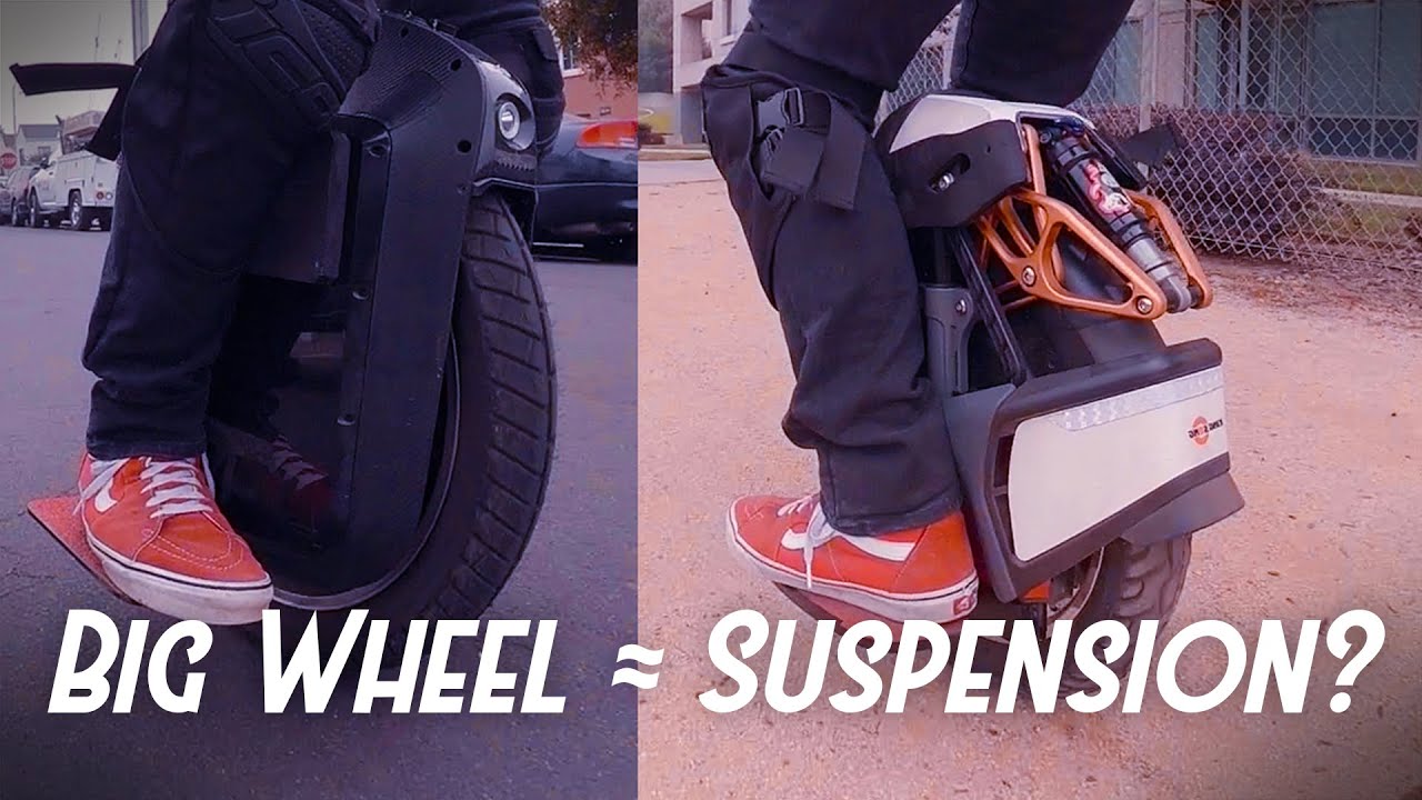 Is a Big Wheel Really Like Suspension? King Song S18 VS GotWay Monster