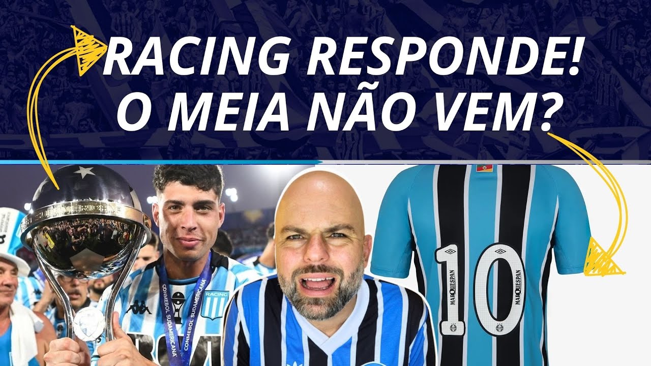 RACING RESPONDE! | O MEIA NÃO VEM MAIS? | GRÊMIO. 