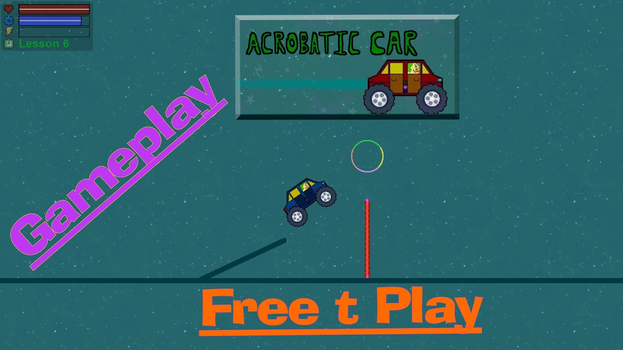 Unser neuestes Lets Play: ACROBATIC CAR Free-to-Play Gameplay mit verrückten Stunts!