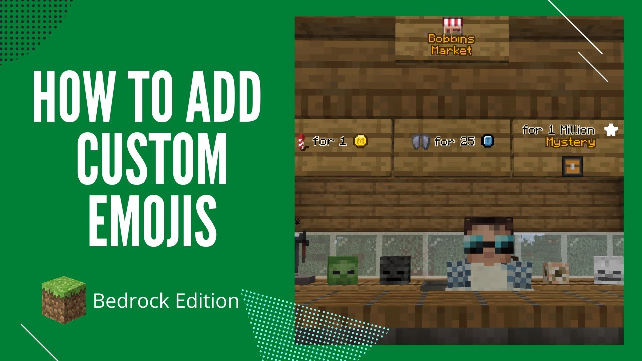 How To Add Custom Emojis in Minecraft Bedrock edition