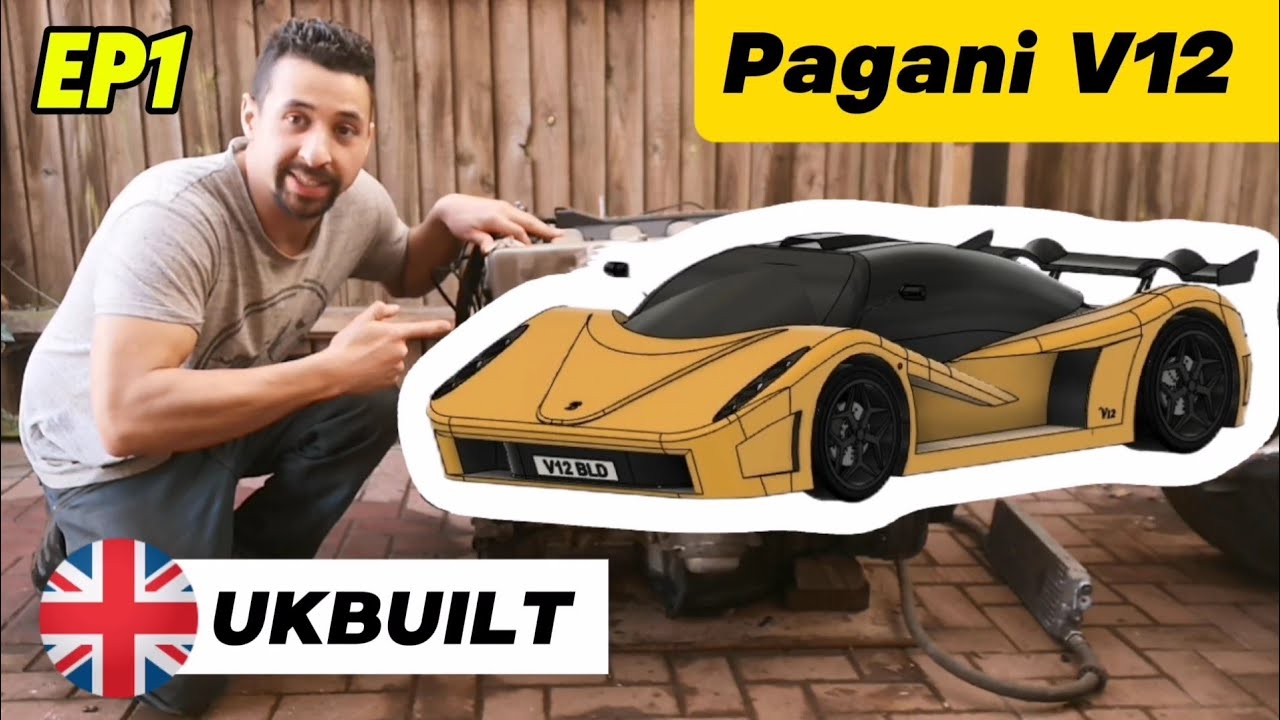 Мужчина построил НОВЫЙ суперкар V12 с двигателем Pagani Zonda!