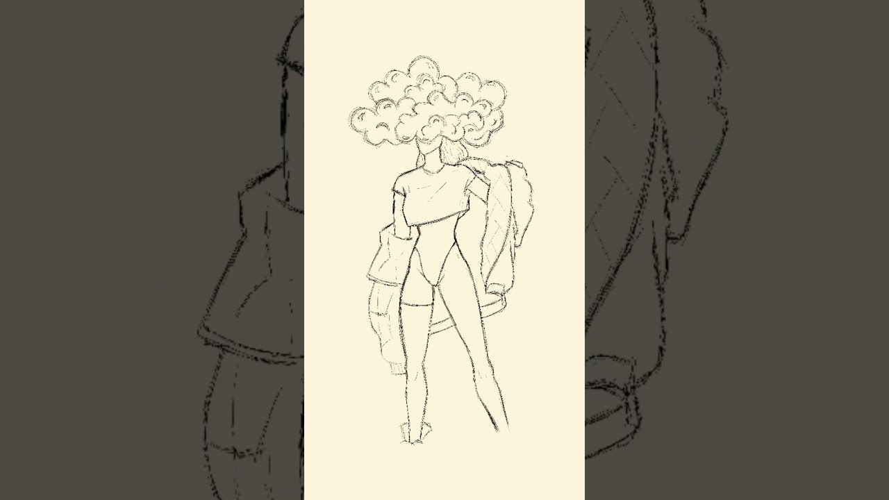 How I draw in Procreate | art Timelapse #ProcreateSpeedpaint #FemaleFigureDrawing #characterdesign