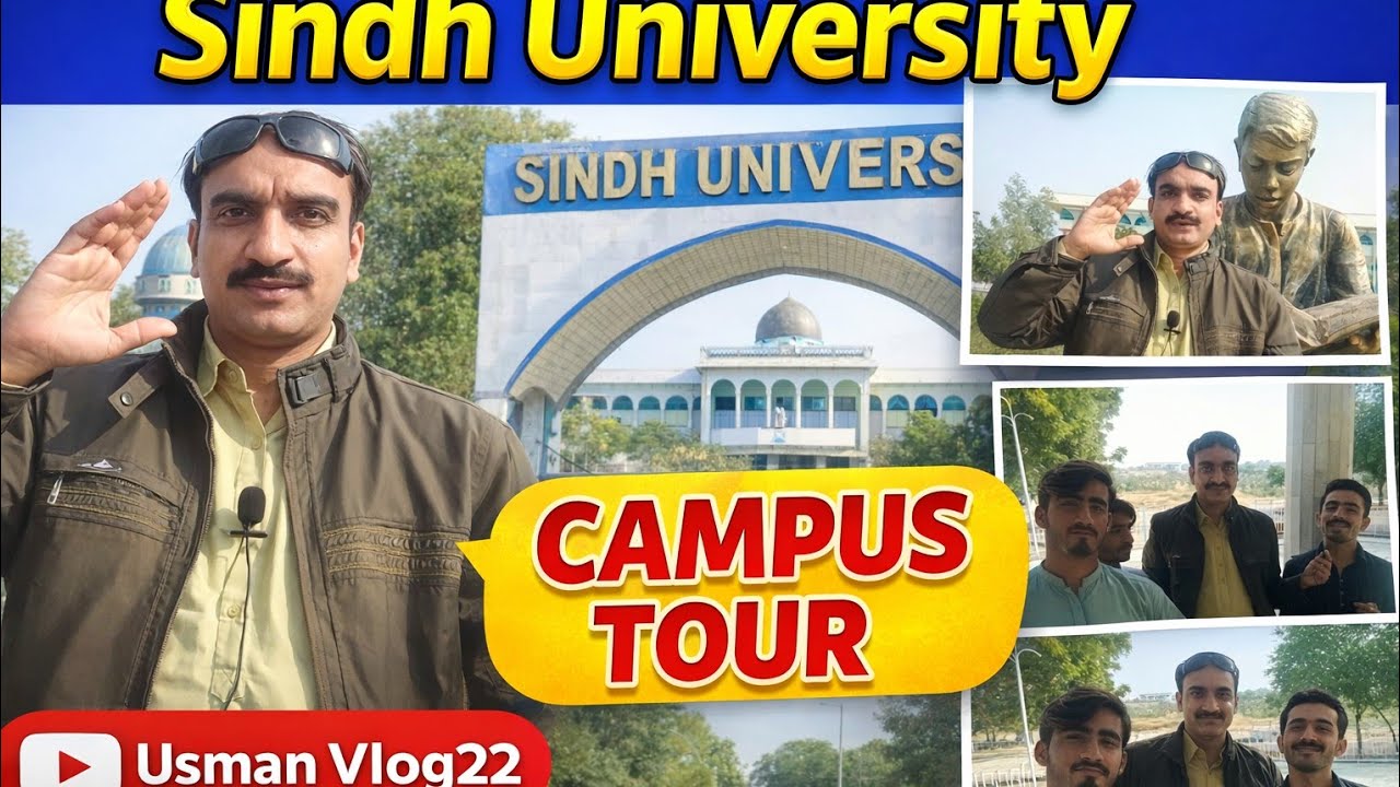 Har student ka khwab – Sindh University 💙 | Beautiful Campus Tour | Usman Vlog22