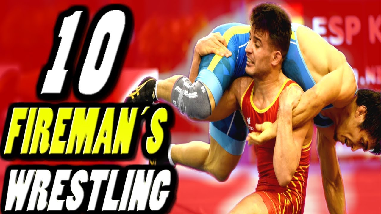 10 FIREMAN'S VARIATIONS WRESTLING - 10 variaciones de BOMBERO en lucha olimpica