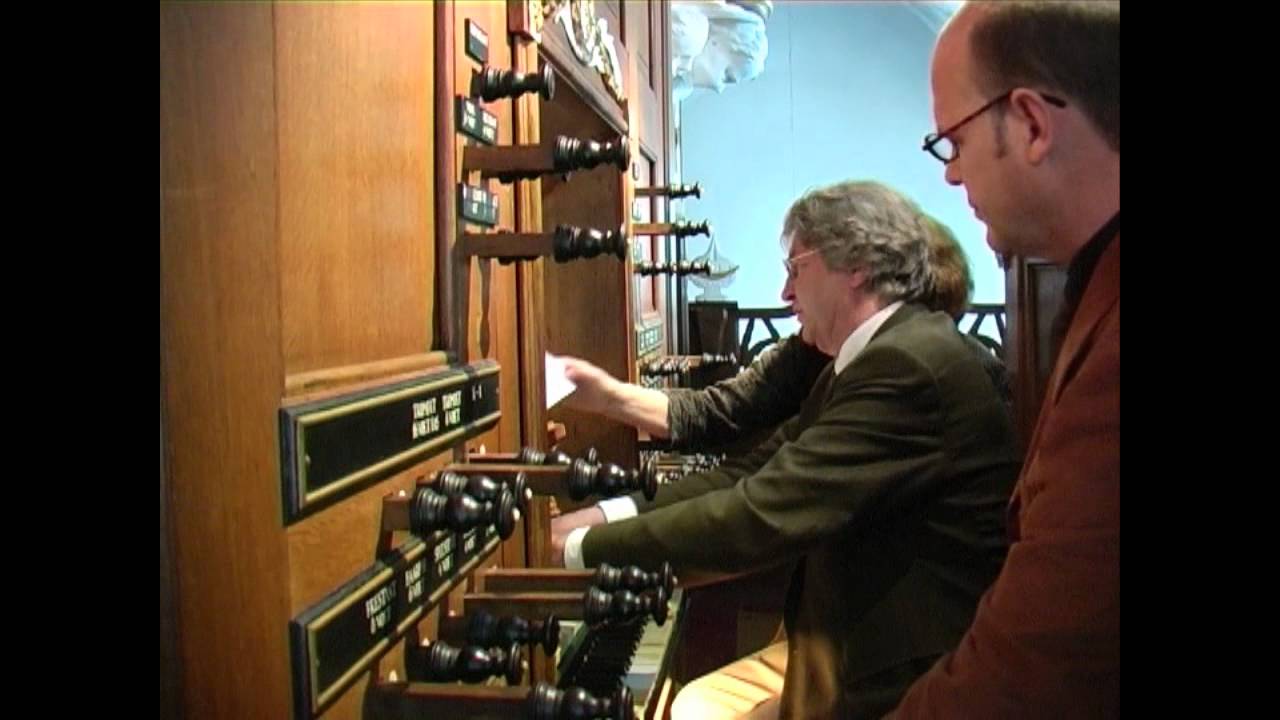 MAKING OF  AUDIO and VIDEO recordings  with KEES van EERSEL  Hinsz/Van Dam-organ  Bolsward [NL]