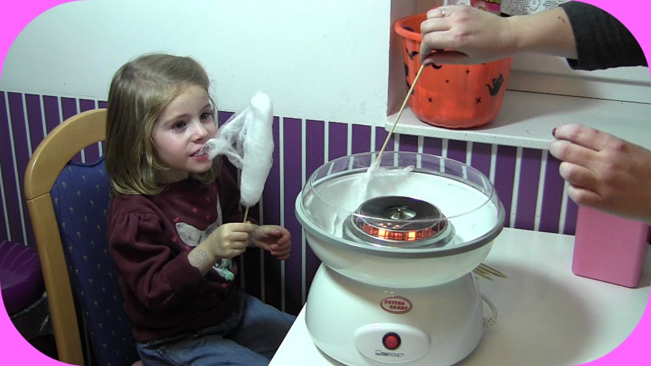Zuckerwatte selber machen in der Zuckerwattemaschine | Cotton Candy
