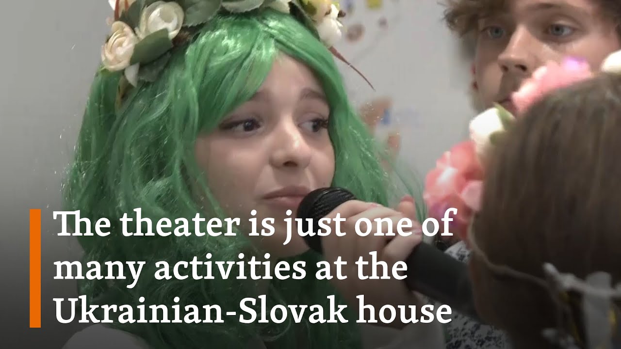 Theater Helps Ukrainian Refugee Kids Feel At Home In Slovakia
