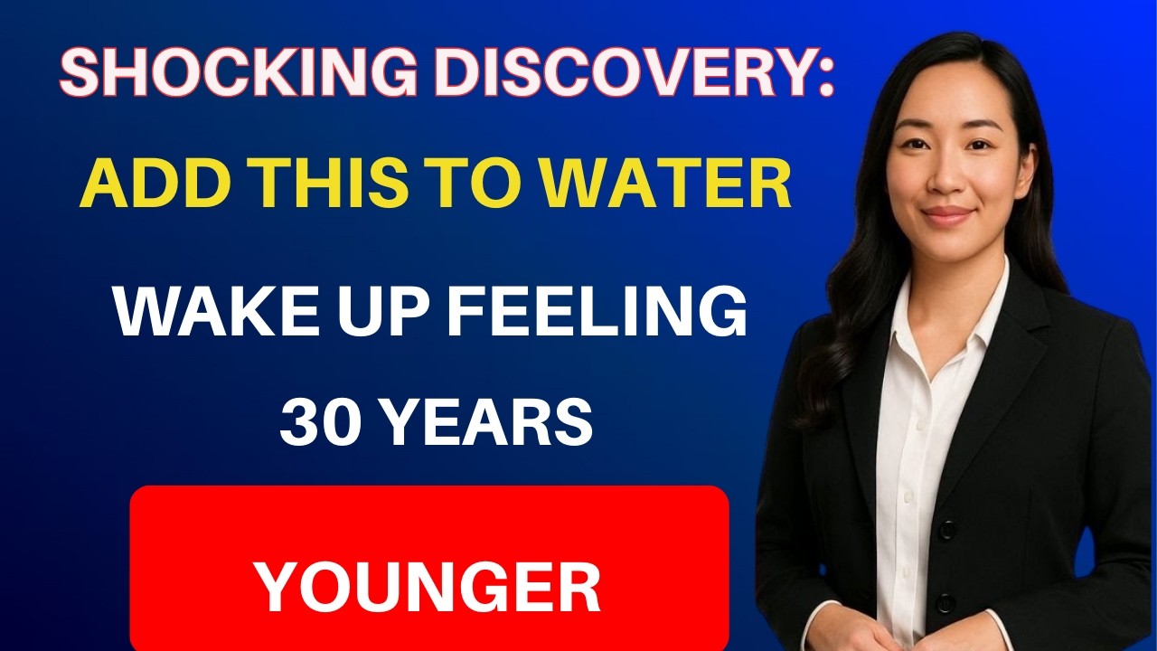 Men Over 60: Add THIS to Your Water and Feel the Difference in Your Body by Morning | Dr. Jocelyn