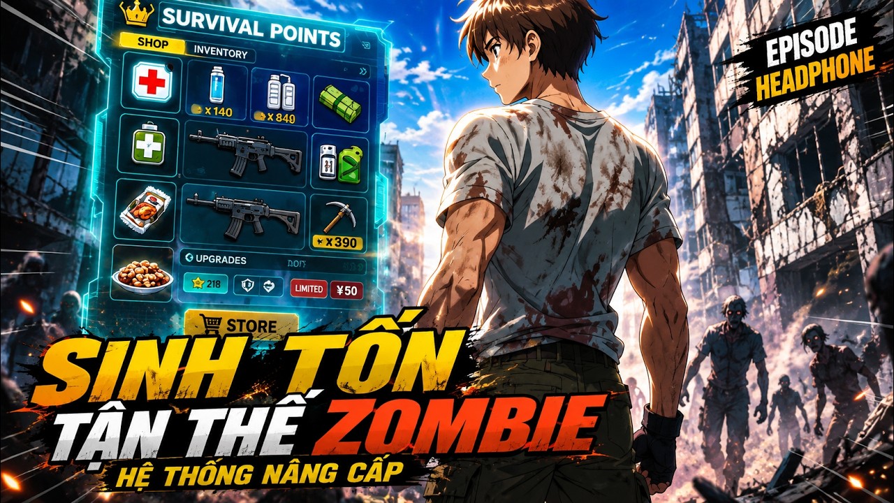 (TẬP 1) Toàn Bộ Nhân Loại Bị Kéo Vào Trò Chơi Zombie Tận Thế Không Có Lối Thoát!