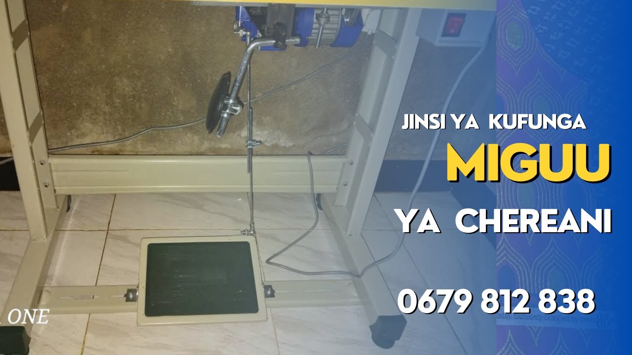JINSI YA KUUNGANISHA MIGUU YA CHEREHANI ILI KUITUMIA
