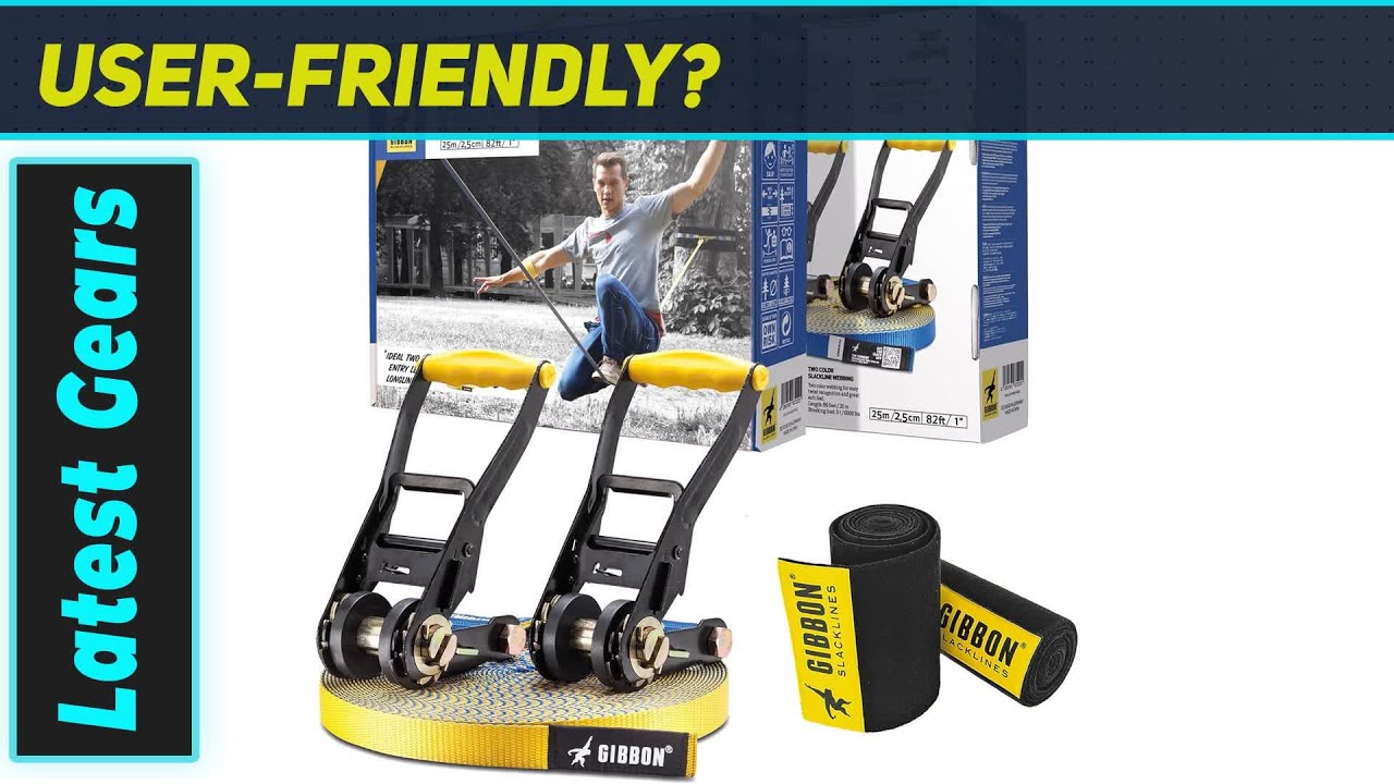 Best Slackline for Beginners? GIBBON Flowline Test & Setup!