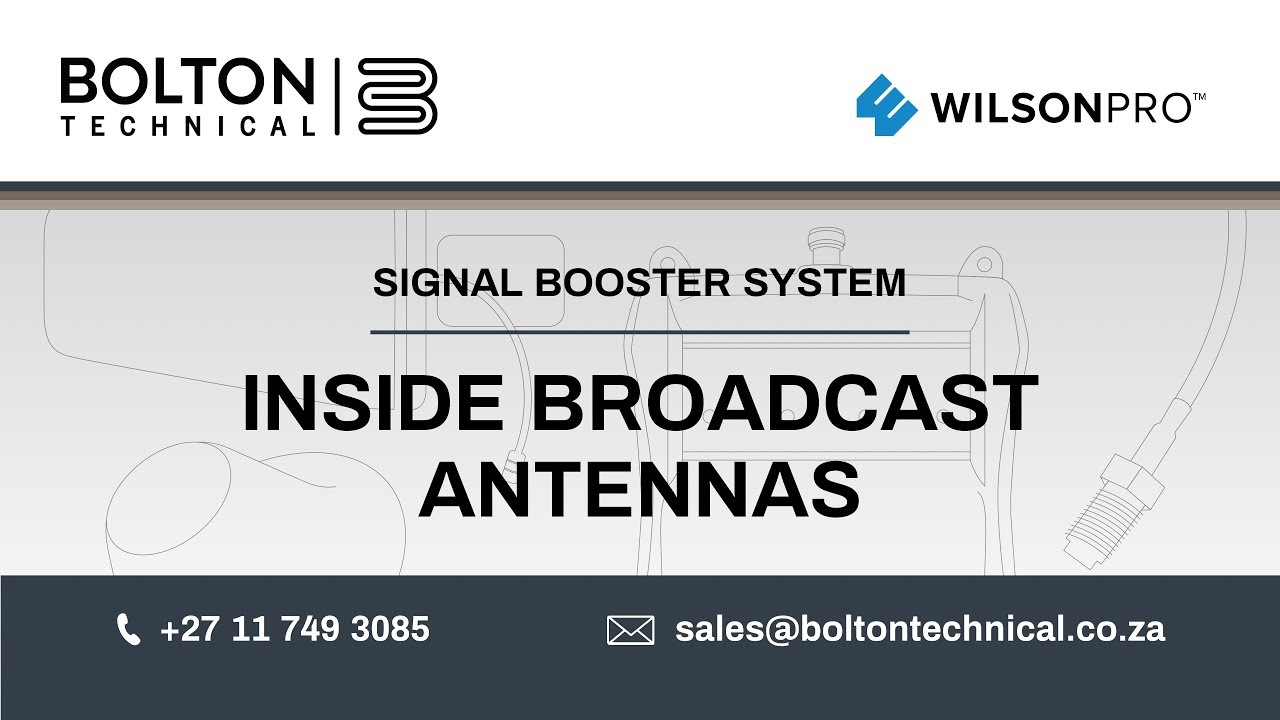Bolton Technical: Signal Booster System - Inside Broadcast Antennas