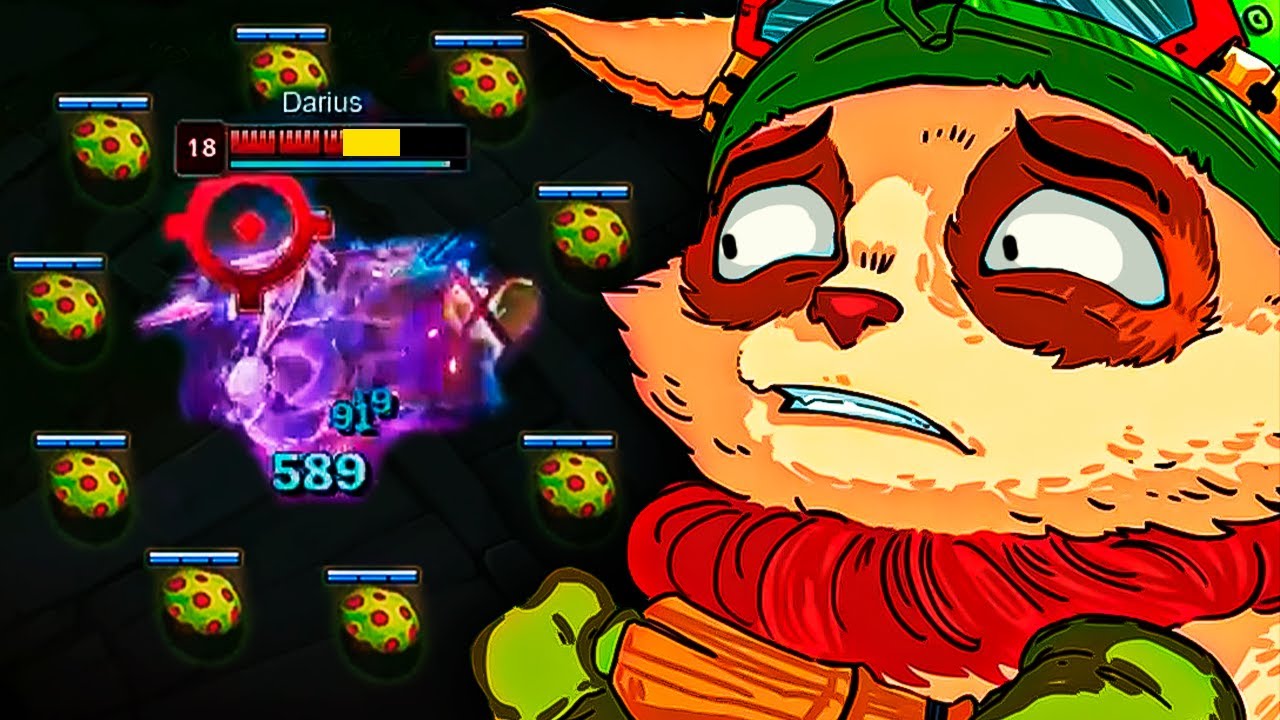 FIZ A NOVA BUILD DO TEEMO COGUMELO, SENSACIONAL!