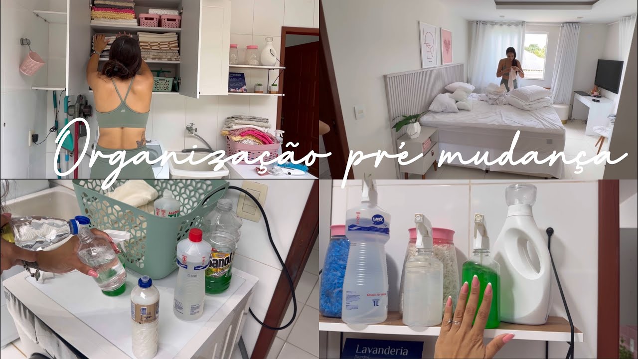 Pré mudança pra casa nova! Organização e desapego na lavanderia, fiz minhas misturinhas de limpeza
