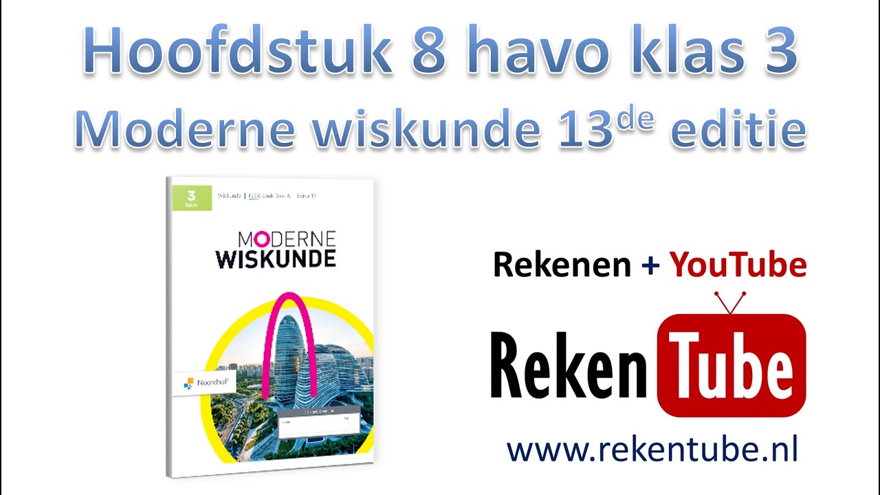 Samenvatting havo klas 3 Hoofdstuk 8 Moderne wiskunde 13de editie