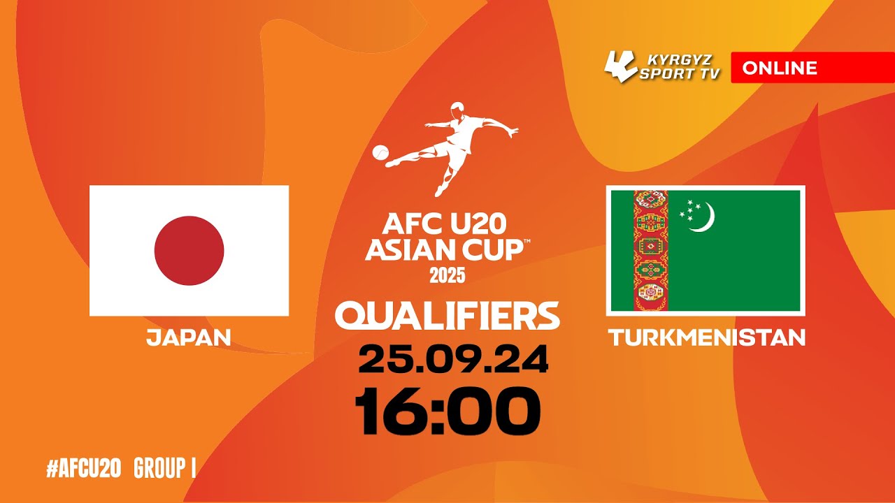 Japan - Turkmenistan | AFC U-20 ASIAN CUP QUALIFIERS | GROUP «I»