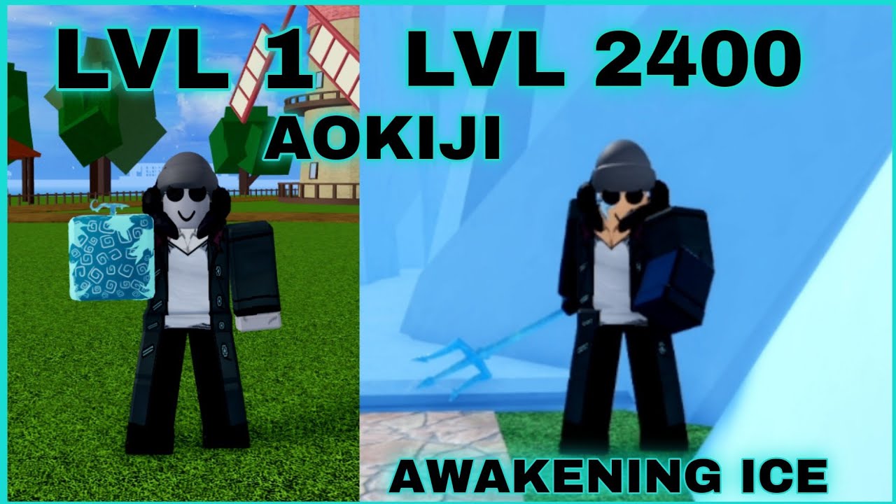 Becoming Aokiji Reworked Ice V1 V2 ( Kuzan ) I Reached Max In Blox Fruits