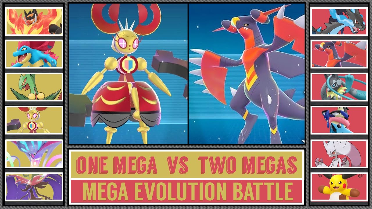 New Mega Pokémon Battle: 1 MEGA vs 2 MEGAS